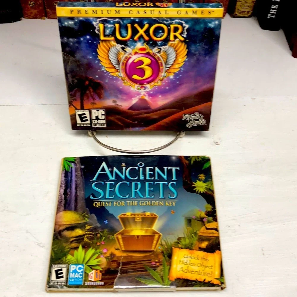 0564 Y2K 2 pack PC Games Luxor 3 and Ancient Secrets